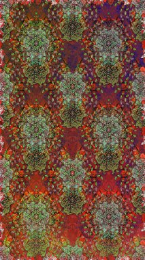 Egzotik çiçekler, kahverengi ve yeşil renkler üzerine botanik, parlak klasik doğa. Klasik tropikal doğal elementlerin suluboya seti. Raster illüstrasyonu.