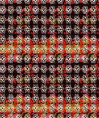 Siyah el çizimi desen. Karalama çiçekleri çizim kalıbı. Raster deseni. Sanat, çiçeklere ilham verir ve arka plan bırakır.