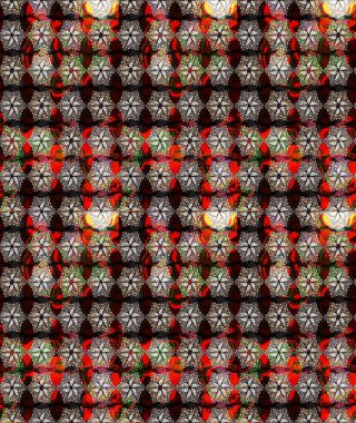 Raster illüstrasyonu. Tekstil veya kitap kapakları, imalat, duvar kağıtları, baskı, hediye paketi ve yapıştırma kitabı için çiçek eskizi geçmişi. Küçük ölçekli çiçeklerdeki basit sevimli desen.