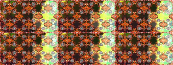 Kahverengi ve gri zarif küçük çiçekler ve kahverengi ve gri renkli komik böcekler, raster desen, illüstrasyon.