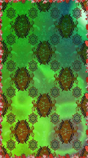 Dekorasyon ve tasarım için güzel bir desen. Ton halinde. Moda baskısı. Çiçeğin suluboya çizimlerinin mükemmel deseni. Suluboya desensiz çiçek buketi.