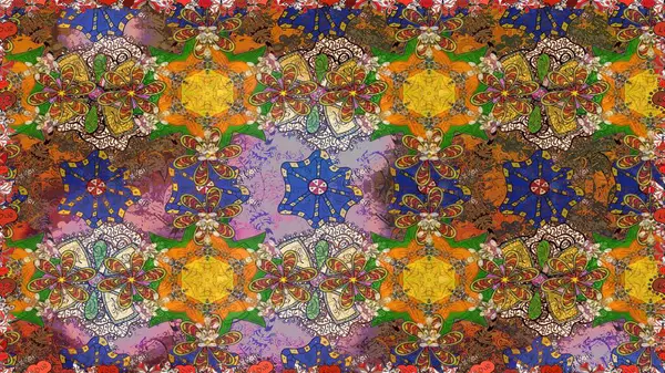 Çizim çiçek deseni duvar kağıdı, web sitesi arka planı, ambalaj kağıdı, davetiye, broşür, afiş veya web sitesi için kullanılabilir. El çizimi Raster çizimi. Karalama elementleri.