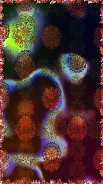 Şirin karalama çiçekleri olan kusursuz çiçek desenleri. Raster illüstrasyonu. Eskiz tarzı kahverengi ve gri renklerde. Raster illüstrasyonu. El yapımı çiçek ve bitki koleksiyonu.