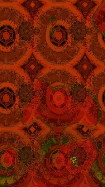 Raster illüstrasyonu. Çiçekli güzel suluboya desen. Kahverengi renklerde.