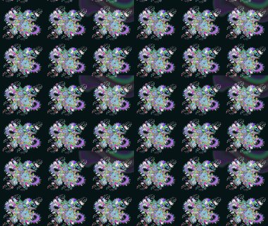 Çiçek arkaplan. Çiçek kolajı. Küçük çiçekte güzel bir desen var. Doğa. Çiçek kompozisyonu. - Gri çiçekler. Raster deseni.