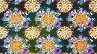 Egzotik çiçekler, gri ve yeşil renkler üzerine botanik ve parlak klasik doğa. Raster illüstrasyonu. Klasik tropikal doğal elementlerin suluboya seti.