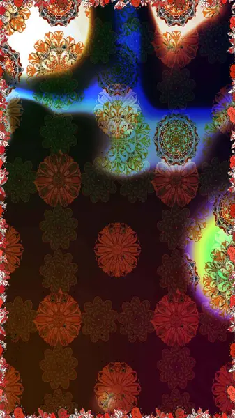 Düz çiçek öğeleri tasarım. Bahar Tema Dikişsiz desen arka plan rengi. Güzel kumaş deseni. Raster çizimde sorunsuz çiçek desenli.