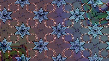 Çiçekli çizim şekli. Kahverengi renkli çiçekler. Renkli Bahar Teması eskiz kalıbı. Düz Çiçek Elementleri Tasarımı.