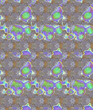 Renkli Bahar Teması eskiz kalıbı. Çiçek deseni. Düz Çiçek Elementleri Tasarımı. Raster çizimi. Güzel kumaş deseni..