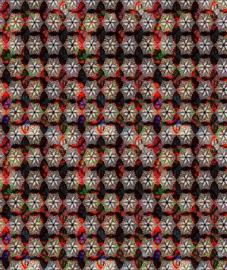 Kumaş, tekstil, duvar kağıdı baskısı için. Eski usul. Miles Fleur, süslü püslü bir süs. Tomurcukları papatya çiçekleri olan sevimli bir çiçek deseni. Raster illüstrasyonu. Taslak arkaplan.