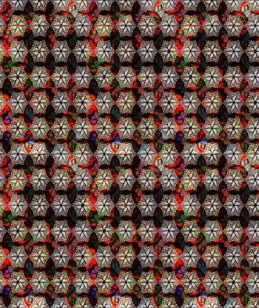 Kumaş, tekstil, duvar kağıdı baskısı için. Eski usul. Miles Fleur, süslü püslü bir süs. Tomurcukları papatya çiçekleri olan sevimli bir çiçek deseni. Raster illüstrasyonu. Taslak arkaplan.