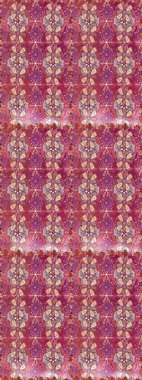 El çizimi Raster çizimi. Duvar kağıdı, web sitesi arka planı, ambalaj kağıdı, davetiye, broşür, afiş veya web sitesi için kusursuz çiçek deseni kullanılabilir. Karalama elementleri.