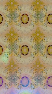 Küçük çiçekli yay deseni çiz. Suluboya stilinde nötr renklerde. Raster illüstrasyonu.