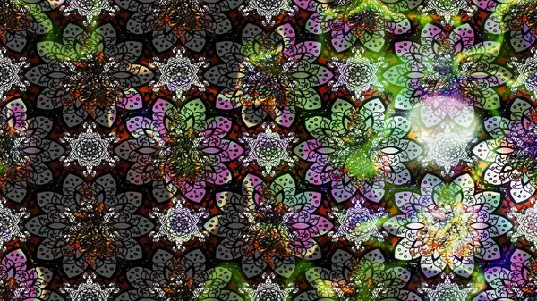 Yapraklı çizim şekli. Poster ya da kapak için arka plan. Davetiye ve kartpostal tasarımı için dekoratif çiçek unsurları. Tekstil için figür. Sevimli zarif çiçekler Raster illüstrasyonu.