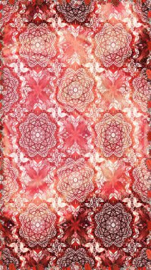 Karalama çiçeği. Düz Çiçek Elementleri Tasarımı. Güzel kumaş deseni. Raster illüstrasyonu. Zentangle soyut çiçekleri. Renkli Bahar Teması Kusursuz Arkaplan.