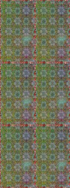 Millefleur 'lar. Küçük yeşil ve kahverengi çiçekli oldukça eski bir besin torbası deseni. Tekstil, kumaş, kapaklar, duvar kağıtları, baskı, naylon, yapıştırma, örgü, dekupaj için çiçeksiz arkaplan