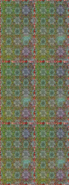 Millefleur 'lar. Küçük yeşil ve kahverengi çiçekli oldukça eski bir besin torbası deseni. Tekstil, kumaş, kapaklar, duvar kağıtları, baskı, naylon, yapıştırma, örgü, dekupaj için çiçeksiz arkaplan