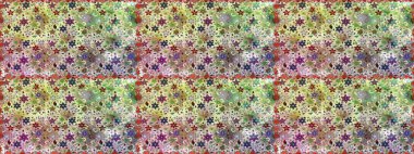 Sevimli çiçek raster deseni. Tarafsız ve bej renkli çiçekler. Kusursuz Renksiz Bahar Temalı Kusursuz Arkaplan. Düz Çiçek Elementleri Tasarımı.