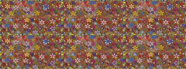 Fantezi çiçekli kusursuz desen, doğal duvar kağıdı, çiçek desenli kıvrım çizimi. Paisley el çizimi elementler. Ev dekoru.