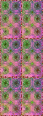 Çiçek yeşili ve pembe pürüzsüz desen. Klasik taslak çizimi. Raster çiçek izi..