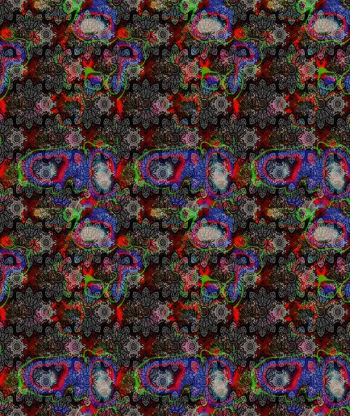 Raster Güzel kumaş deseni. Çiçek arkaplan ile soyut zarafet çizim deseni.