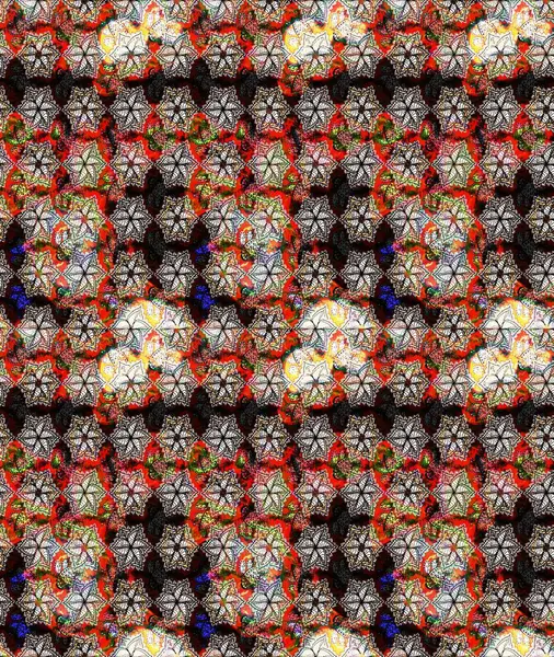 Vadinin çiçekleri kahverengi renklerde. Çiçeksel çizim kalıbının çizimi.