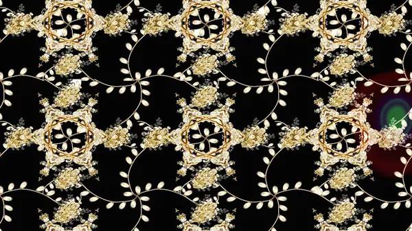 Elle çizilmiş çiçek desenli Raster çizimi. Siyah arka planda. Tekstil, kumaş, ambalaj, hatıra defteri için hoş bir çiçek arkaplanı. Çocuksu tasarım.