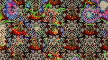 Raster deseni. Küçük çiçekte güzel bir desen var. Çiçek arkaplan. Doğa. - Gri çiçekler. Çiçek kolajı. Çiçek bileşimi.