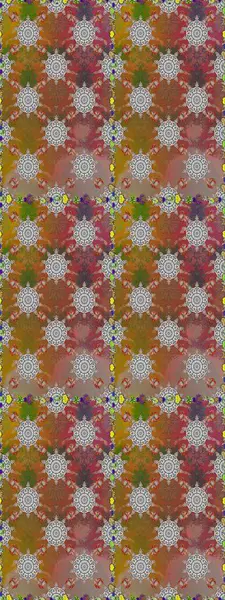 Modern çiçek arkaplanı. Parlak renkli çiçekleri ve kahverengi renkli yaprakları olan kusursuz çiçek desenleri. Halk tarzı. Moda baskıları için zarif bir şablon.