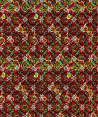 Raster illüstrasyonu. Anti-stres için soyut örnek sayfası. Kahverengi renklerde.