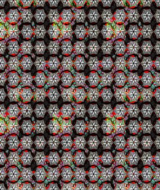 Siyah renkli çiçekler. Raster illüstrasyonundaki çiçek desenli çizim. Renkli Bahar Teması eskiz kalıbı. Düz Çiçek Elementleri Tasarımı.