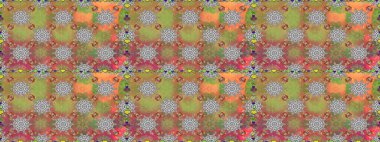 Ultraviyole kumaş deseni. Organik motif arka planı. Raster illüstrasyonu. Kusursuz desen.