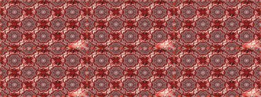 Kırmızı ve kahverengi renkte çiçekler. Raster düz çiçekleri pürüzsüz desen. Tasarım hediye paketi, tebrik kartları, posterler ve afiş tasarımı.