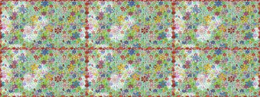 Zarif, parlak ve kusursuz nötr ve yeşil çiçek desenli tasarım. Raster. Sabıka baskıları, bebek kıyafetleri, duvar kâğıtları, paket kutuları vb..