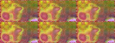 Küçük çiçekteki sevimli çiçek deseni. Kahverengi renkte çiçekler.