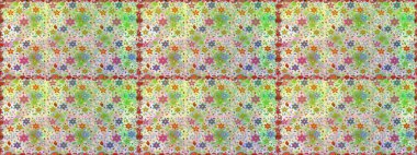 Çiçek arka plan. Sorunsuz raster desen. Güzel kumaş deseni.