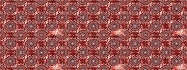 Kırmızı ve kahverengi renkte çiçekler. Raster düz çiçekleri pürüzsüz desen. Tasarım hediye paketi, tebrik kartları, posterler ve afiş tasarımı.