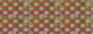 Moda baskıları için zarif bir şablon. Halk tarzı. Modern çiçek arkaplanı. Parlak renkli çiçekleri ve kahverengi ve gri yaprakları olan şaşırtıcı, pürüzsüz çiçek deseni..