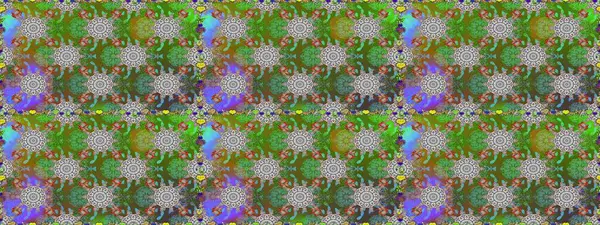 Renkli Bahar Temalı Kusursuz Arkaplan. Yeşil ve gri renkli çiçekler. Düz Çiçek Elementleri Tasarımı. Çiçeksiz desenli arka plan, yaz çiçekleri..