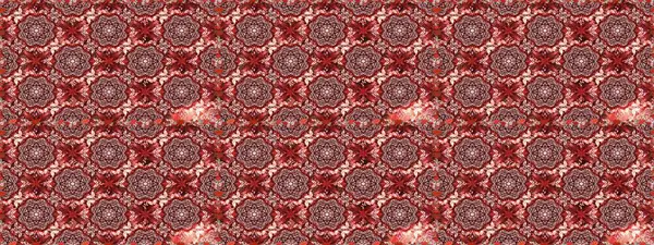 Kırmızı ve kahverengi renkte çiçekler. Raster düz çiçekleri pürüzsüz desen. Tasarım hediye paketi, tebrik kartları, posterler ve afiş tasarımı.