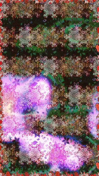 Gri ve kahverengi renkli çiçekler. Tropik, dikişsiz çiçek deseni. Raster illüstrasyonu.