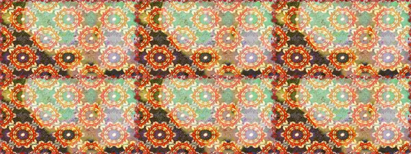 Raster oryantal süs. Altın elementlerle nötr renklerde altın desen. Kusursuz altın desen.