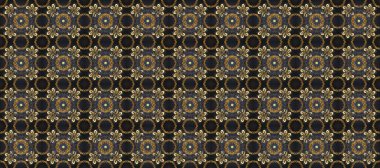 Noel, kar tanesi, yeni yıl 2019. Gri, kahverengi ve bej renklerde, altın elementlerle kusursuz klasik desen.