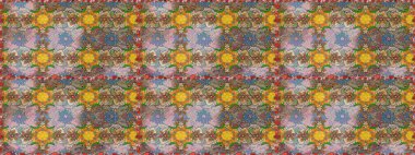 Tarafsız renklerde çiçekler. Hediye ambalaj kağıdı, tebrik kartları, posterler ve pankart tasarımı. Raster düz çiçek çizim deseni.