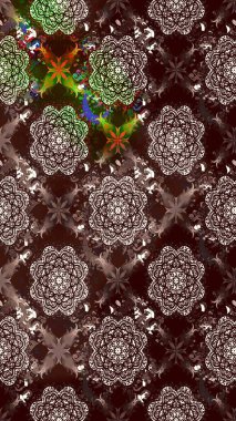 Çizim çiçek deseni duvar kağıdı, web sitesi arka planı, ambalaj kağıdı, davetiye, broşür, afiş veya web sitesi için kullanılabilir. El çizimi Raster çizimi. Parlak elementlerin.