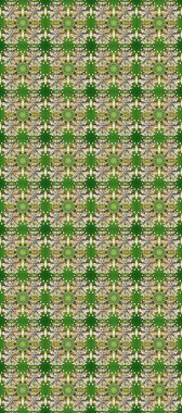 Klasik klasik klasik arka plan. Geleneksel oryantasyon süsü. Yeşil, bej ve gri renklerde altın elementlerle kusursuz desen. Kusursuz klasik raster altın desenli.