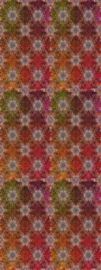 Güzel kumaş deseni. Raster çiçekli arka plan. Renkli Yaz Temalı Kusursuz Arkaplan. Düz Çiçek Elementleri Tasarımı. Güzel, pürüzsüz bir desen. Yazdır.