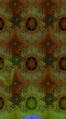 Raster illüstrasyonu. Kahverengi renkte zarif çiçekli suluboya. Düz Çiçek Elementleri Tasarımı. Renkli Bahar Teması çizim şablonu.