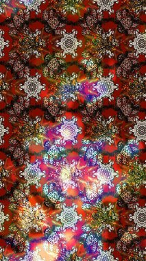 Kahverengi renkli çiçekler. Nazik romantik baskı. Raster güzel bir çiçek deseni çizmiş. Tatil havası. Bahar mevsimi.