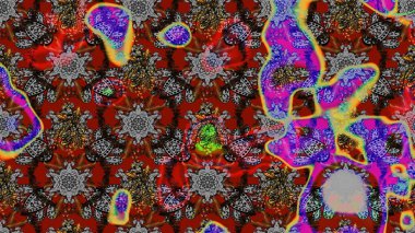 Gri renklerde bahar çiçekleri. Yaprak ve çiçeklerin suluboya resimleri, gri renkte çizimler. Raster illüstrasyonu.